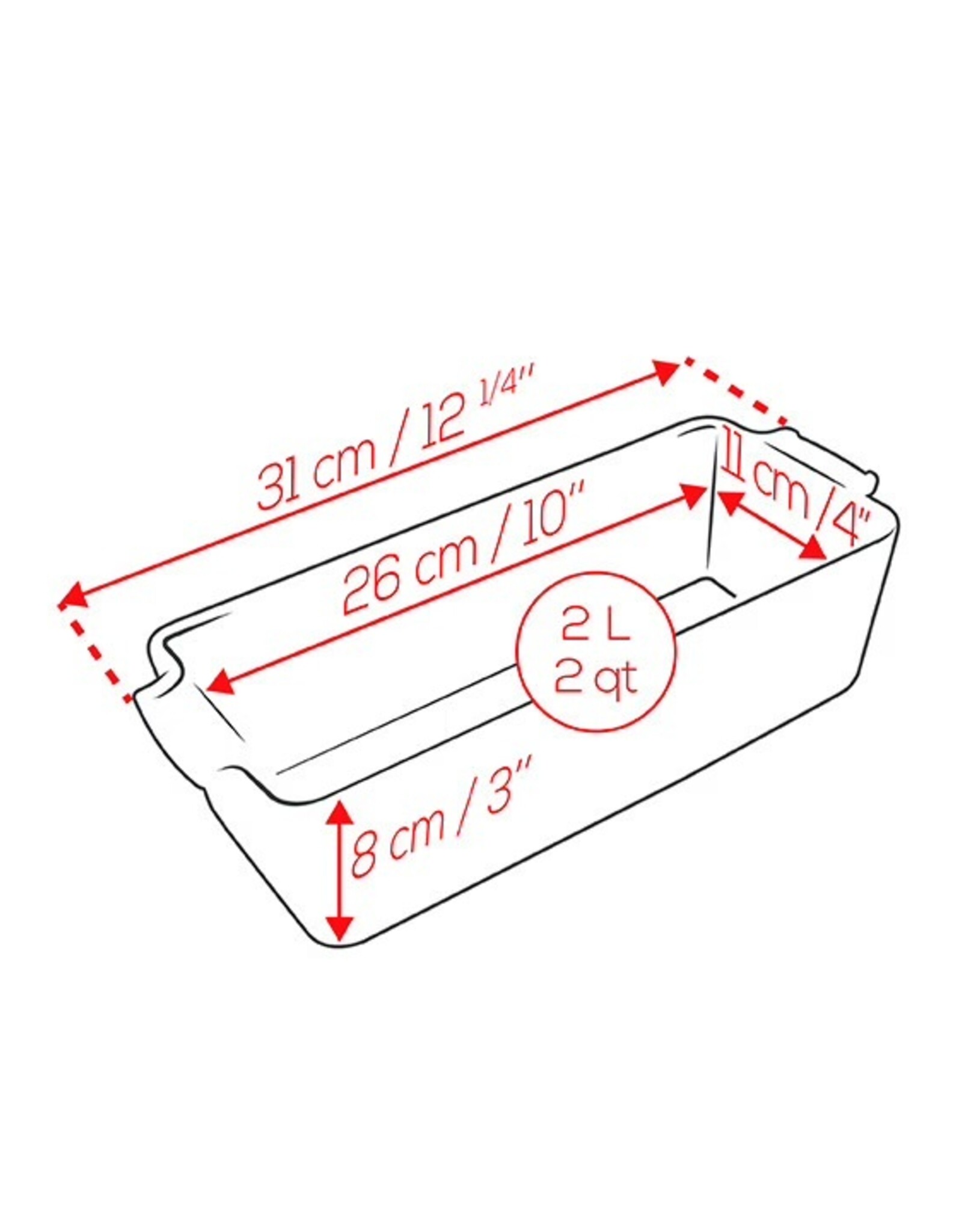 Peugeot Cakevorm 31 cm Salie groen / Vert Sauge