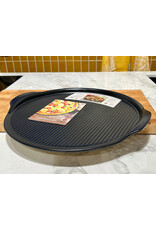 Emile Henry Pizzasteen Ø 40 cm – Geribbeld – Zwart | Van €81,25 voor €47,95