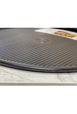 Emile Henry Pizzasteen Ø 40 cm – Geribbeld – Zwart | Van €81,25 voor €47,95