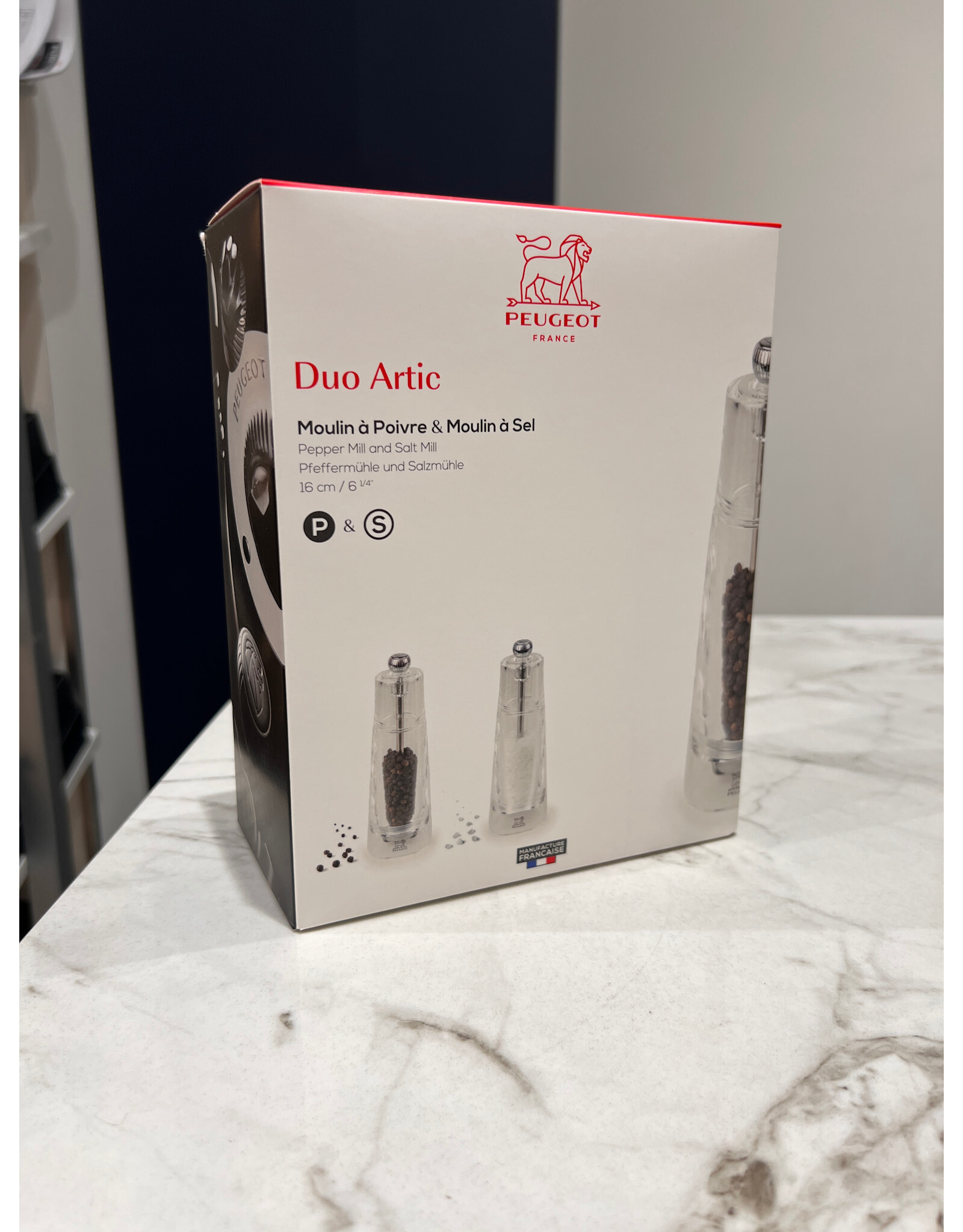 Peugeot Geschenkset peper- en zoutmolen  Artic 16cm