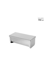 Karl Weis Terrine-vorm van roestvrij staal, 7,5 x 19 cm