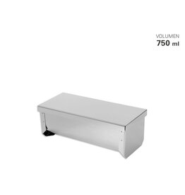 Karl Weis Terrine-vorm van roestvrij staal, 7,5 x 19 cm