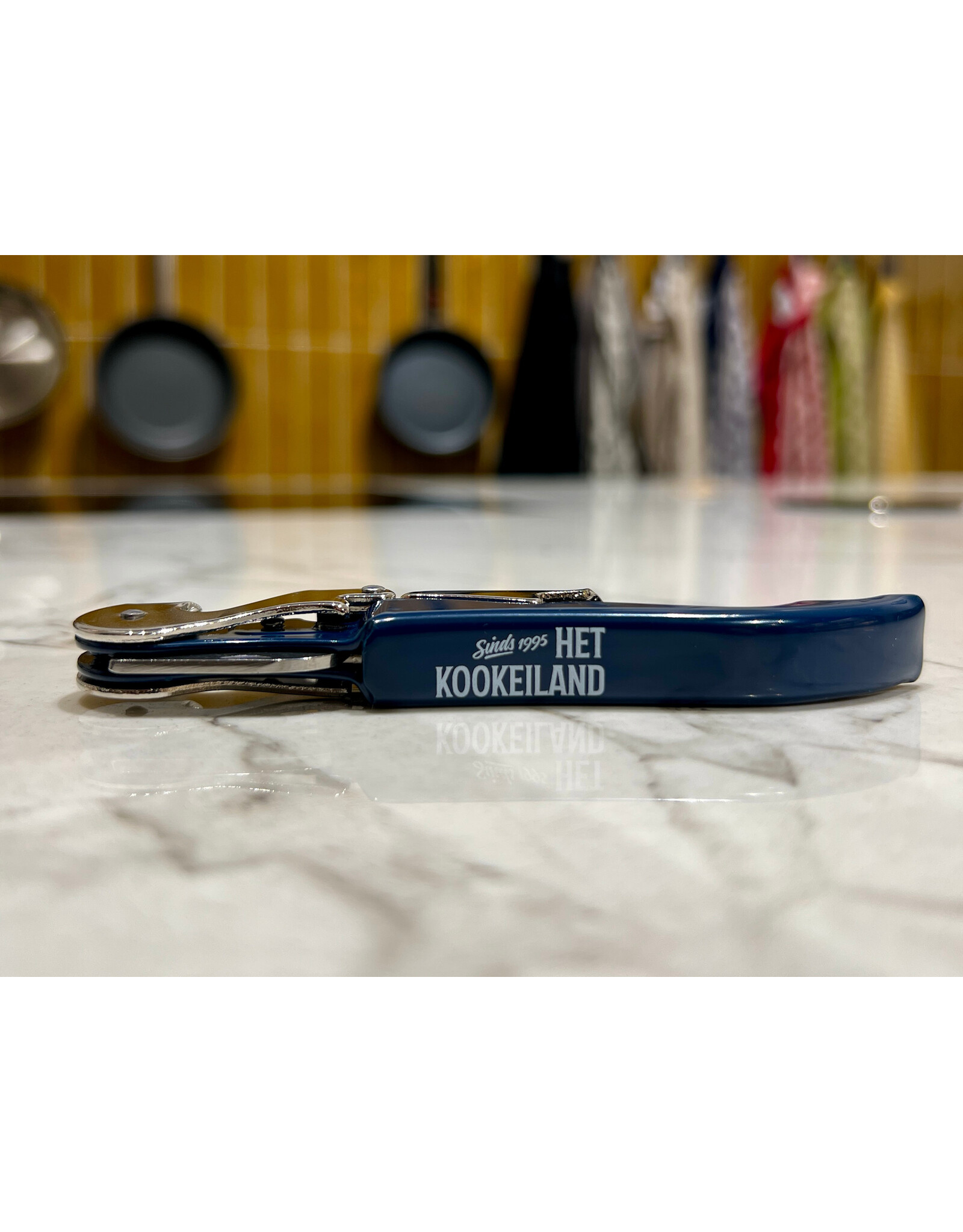 Pulltex Het Kookeiland 1995 Kelnersmes Blauw 