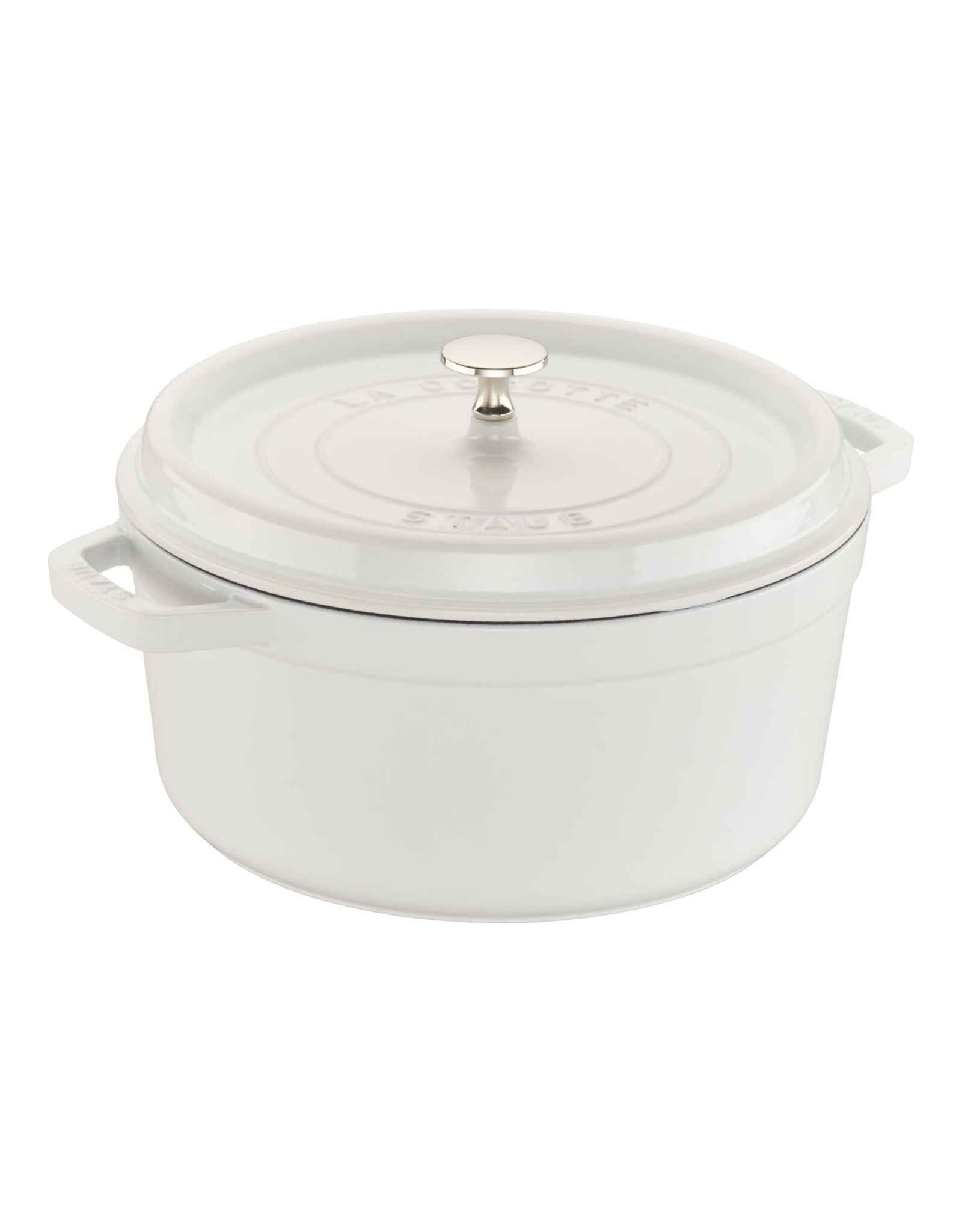 Staub Ronde Cocotte 26 cm - wit