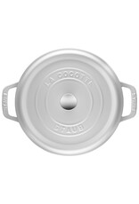 Staub Ronde Cocotte 26 cm - wit