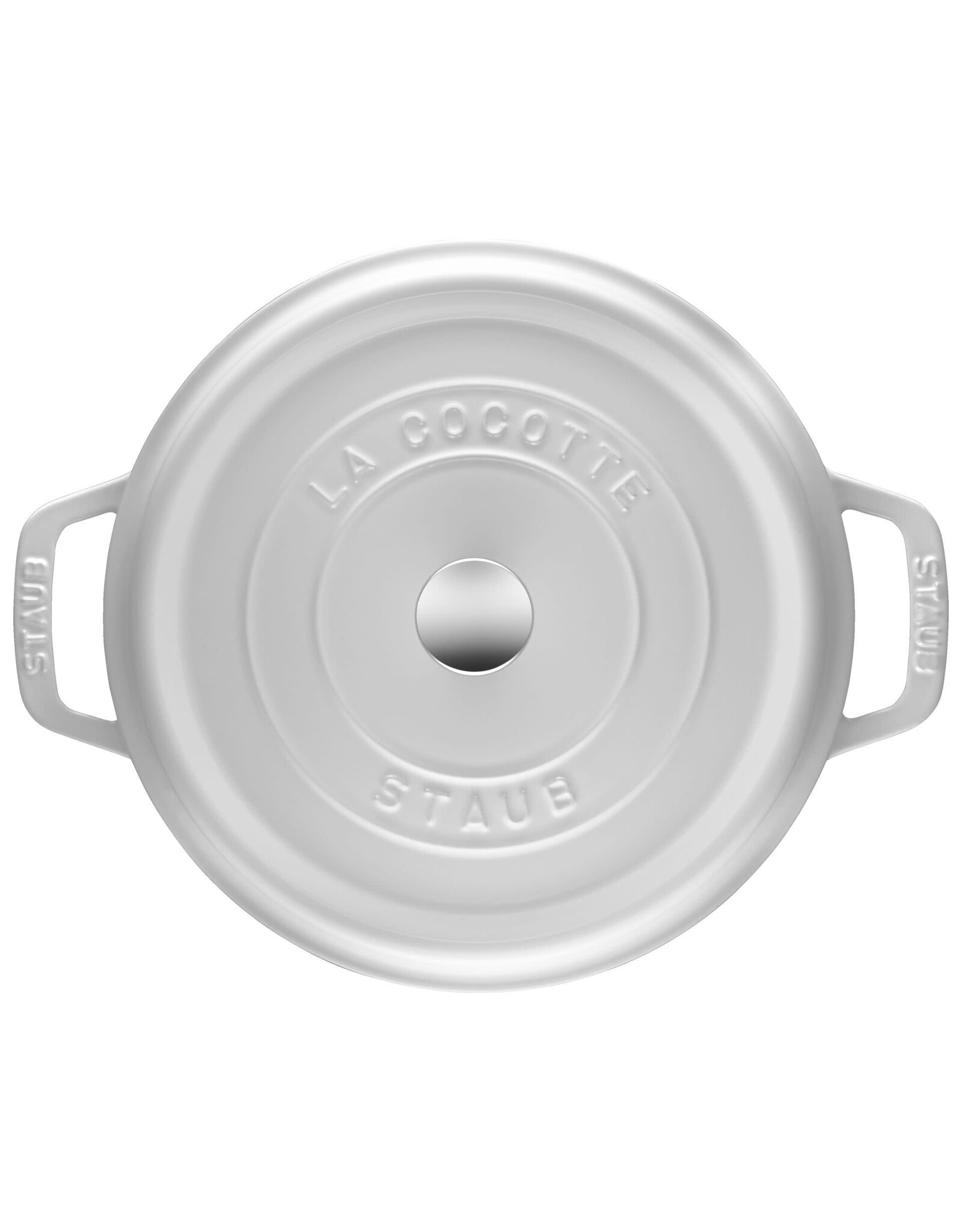 Staub Ronde Cocotte 26 cm - wit