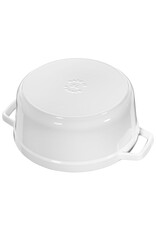 Staub Ronde Cocotte 26 cm - wit