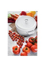 Staub Ronde Cocotte 26 cm - wit