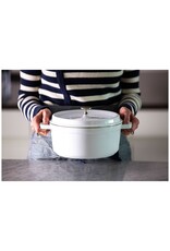 Staub Ronde Cocotte 26 cm - wit