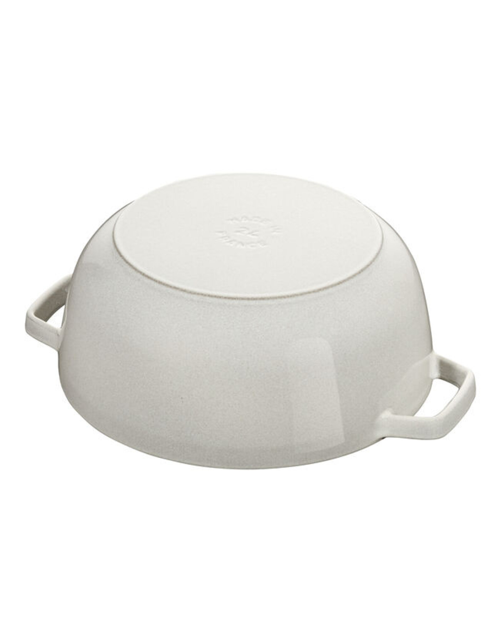 Staub Braadpan Snowflake 24 cm - white truffle 3,6 l
