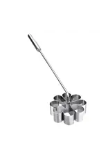 Ibili Wafelbakker rozetvorm rvs