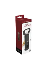 Vin Bouquet Wijnopener 3 in 1 zwart