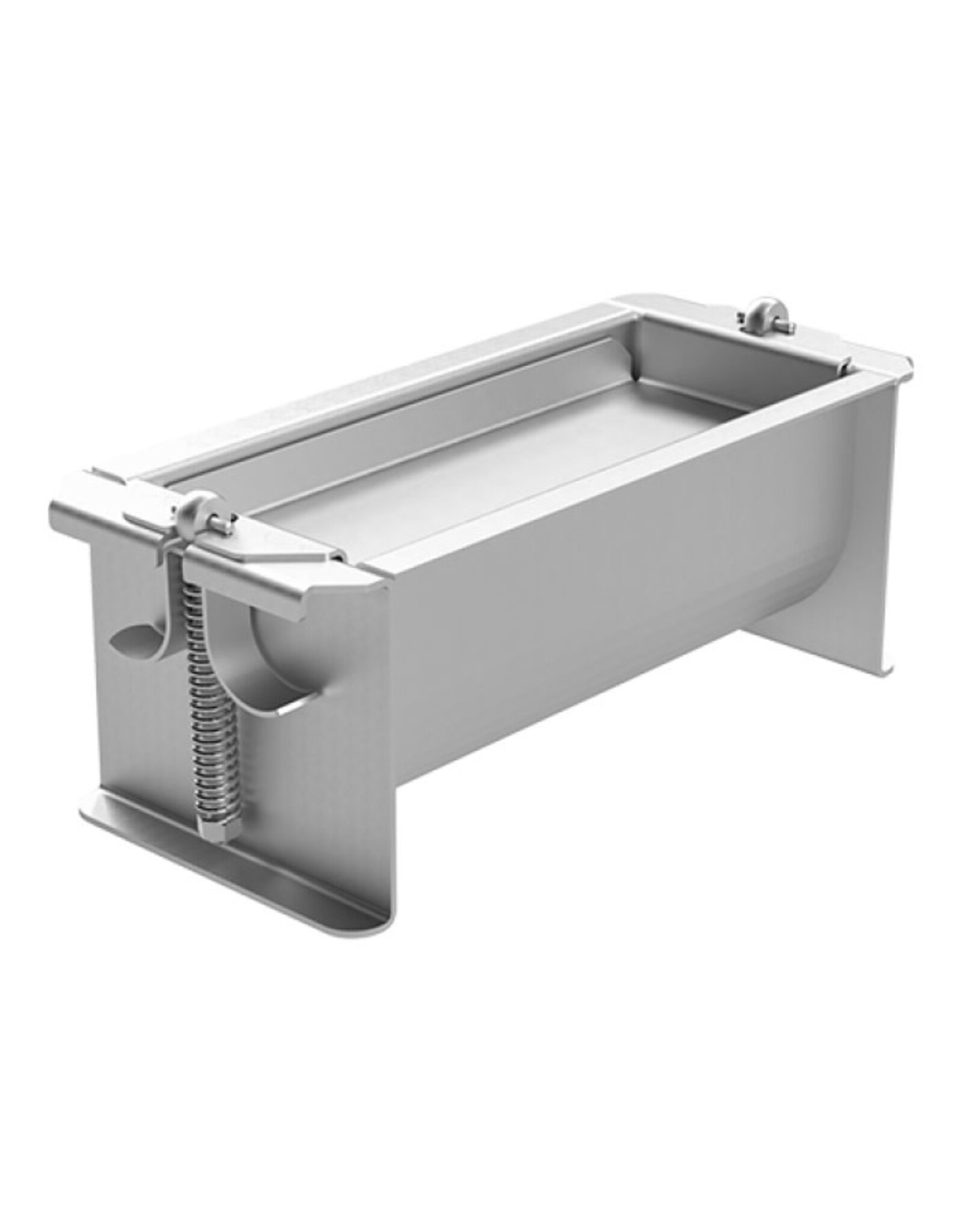 patévorm 8,0(H)x20x8,0cm rvs half rond