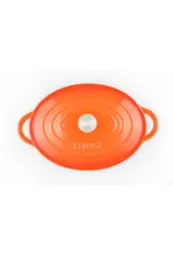LÄTT COCOTTE OVAAL 33x11 CM - 6 L ORANJE