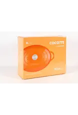 LÄTT COCOTTE OVAAL 33x11 CM - 6 L ORANJE