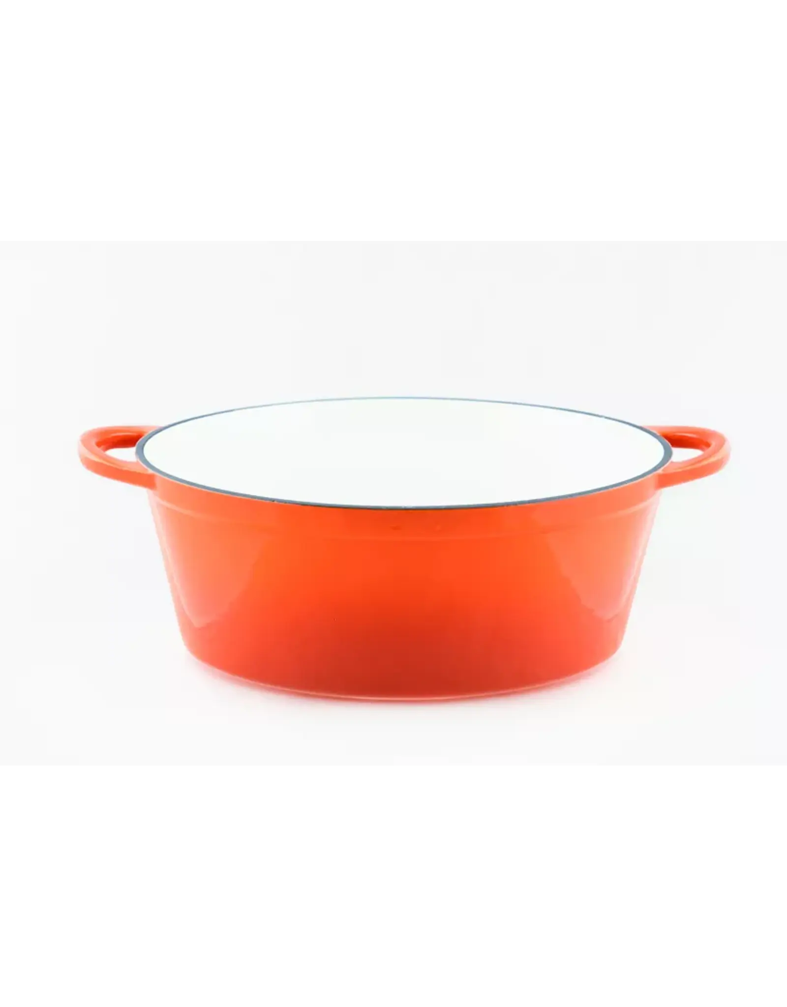 LÄTT COCOTTE OVAAL 33x11 CM - 6 L ORANJE