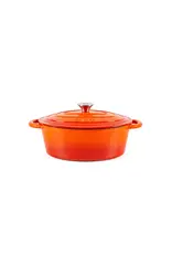 LÄTT COCOTTE OVAAL 33x11 CM - 6 L ORANJE