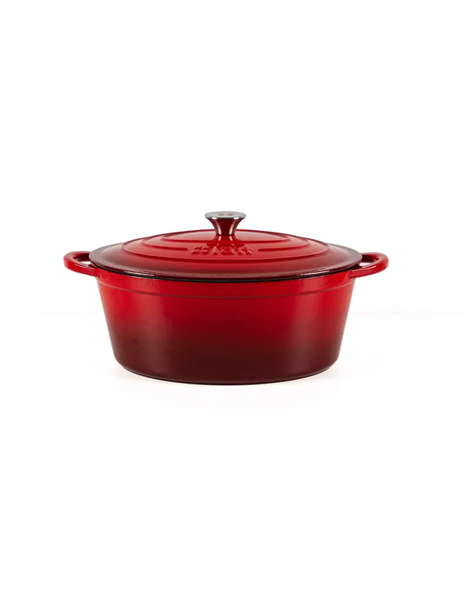 LÄTT COCOTTE OVAAL 33x11 CM - 6 L ROOD