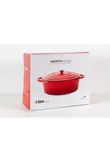 LÄTT COCOTTE OVAAL 33x11 CM - 6 L ROOD