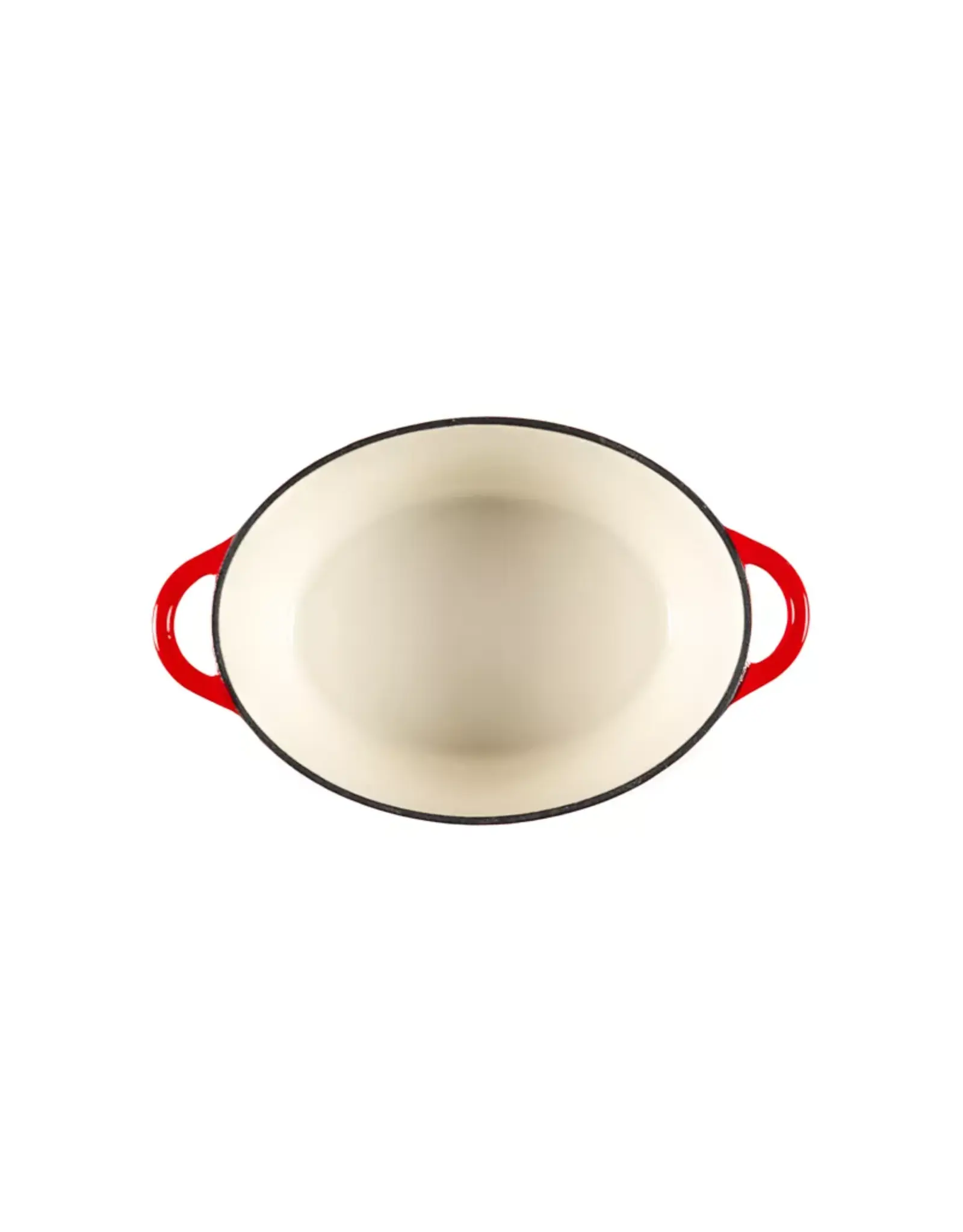 LÄTT COCOTTE OVAAL 33x11 CM - 6 L ROOD