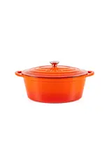 LÄTT COCOTTE OVAAL 29x21X11 CM - 3.85L ORANJE