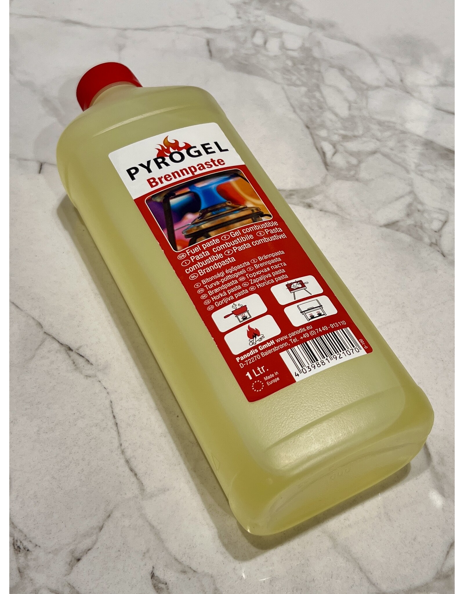 Pyrogel brandpasta fles 1L