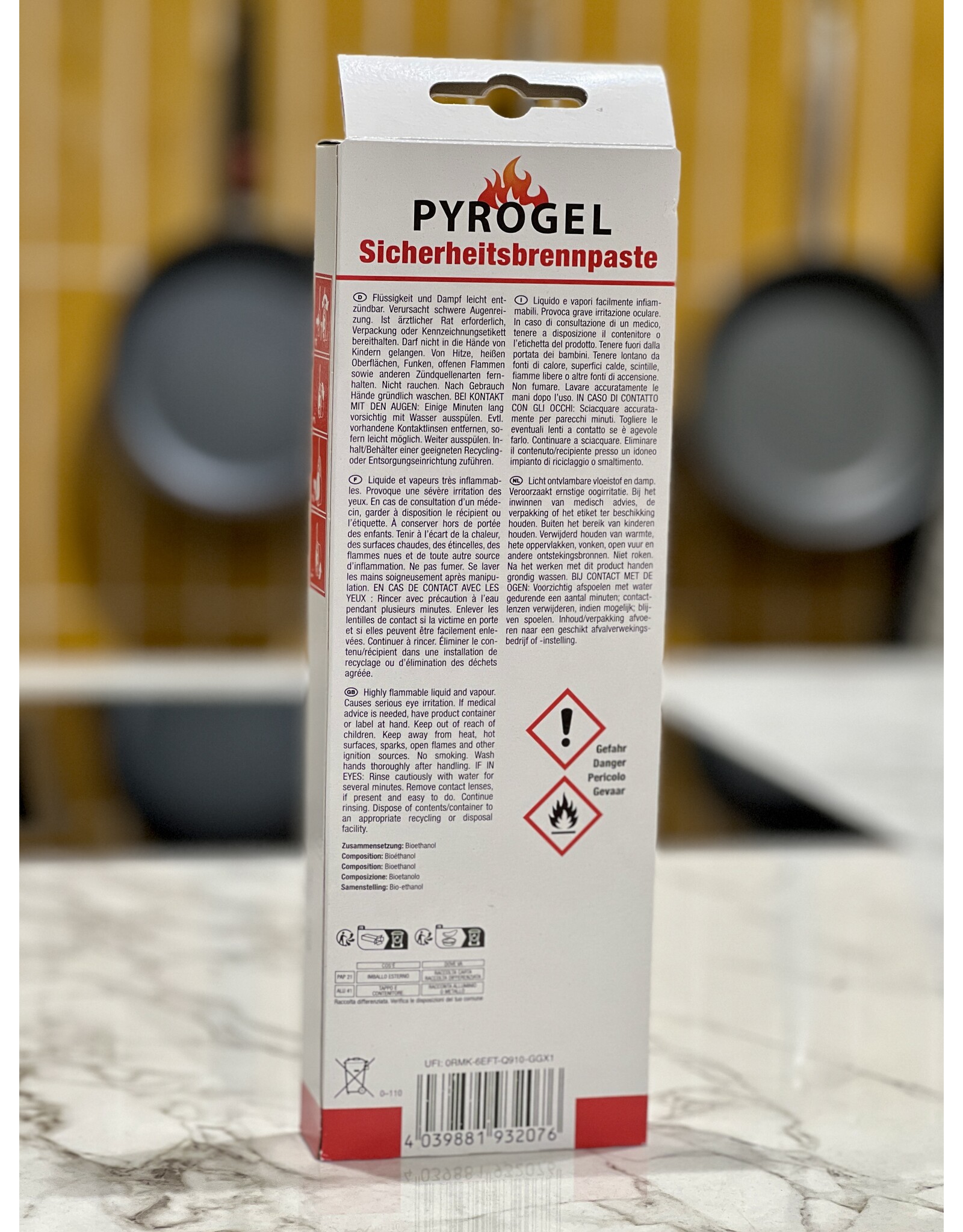 Pyrogel brandpasta slofje (3x 80gr)