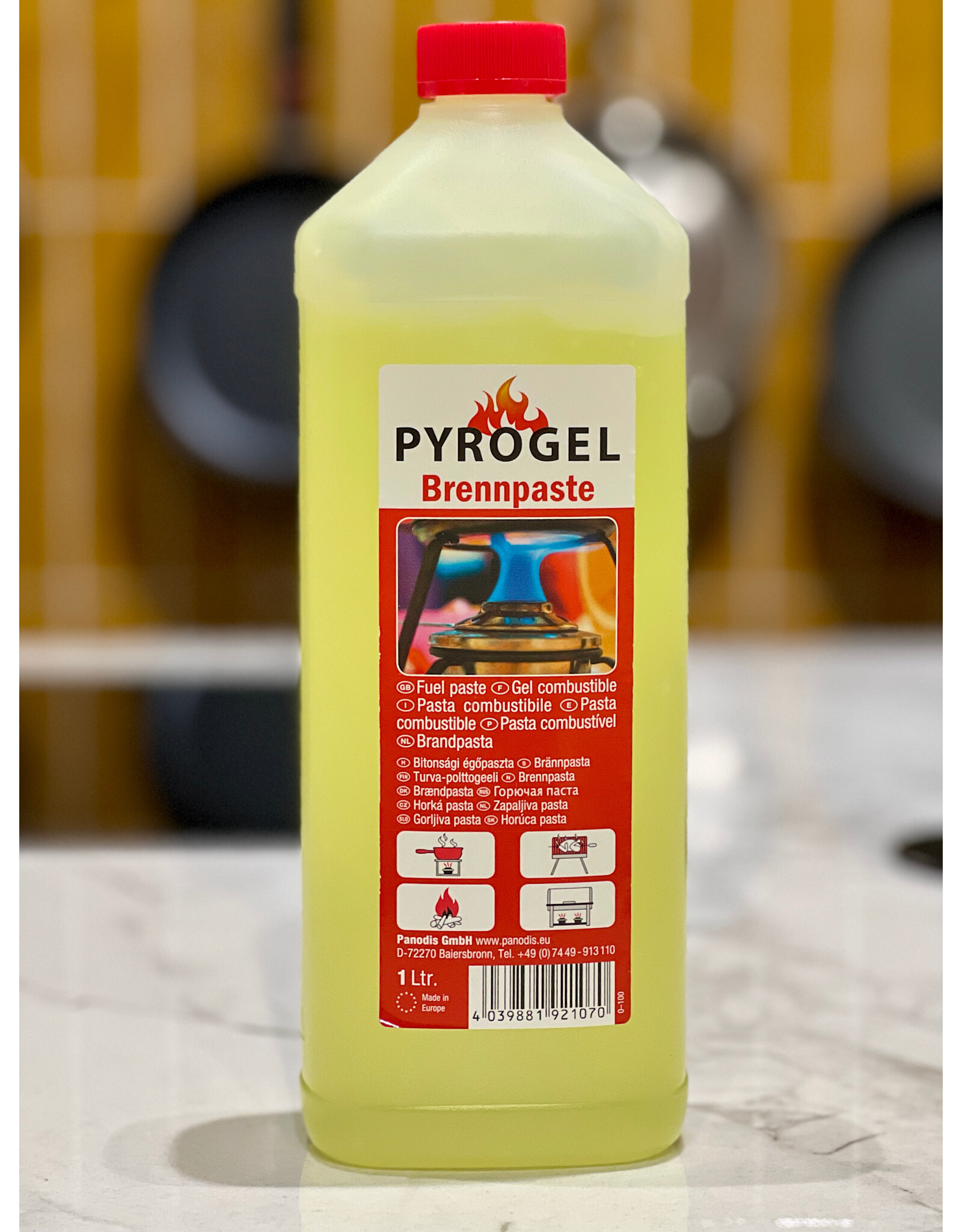 Pyrogel brandpasta fles 1L