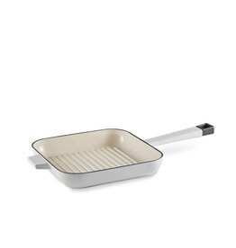 Grillpan 25x25 cm wit  "Baron"