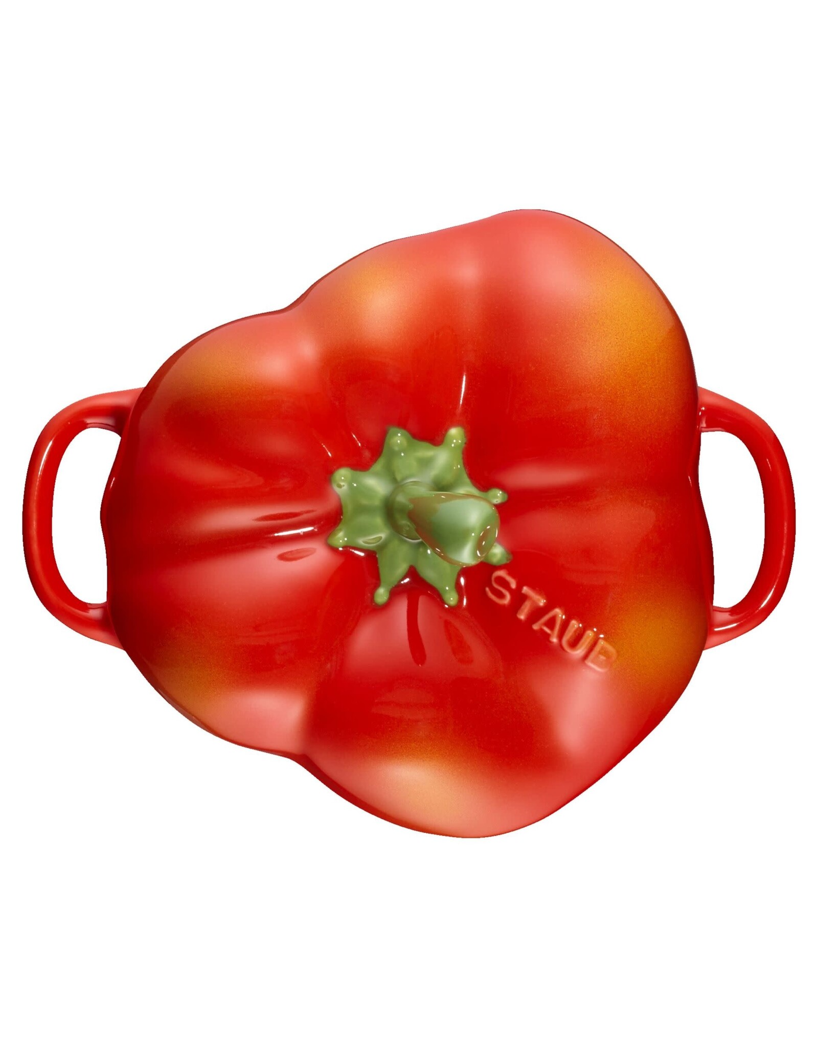 Staub COCOTTE  PAPRIKA  ORANJE-ROOD 11 CM / 450 ML