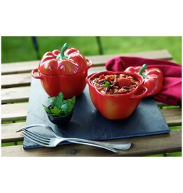 Staub COCOTTE  PAPRIKA  ORANJE-ROOD 11 CM / 450 ML