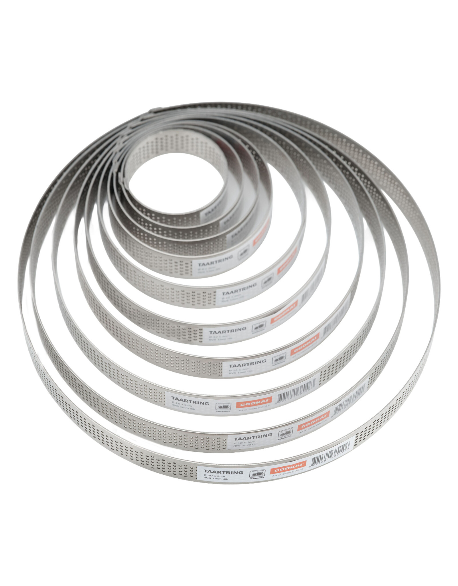 Cookai Taartring laag 2 cm