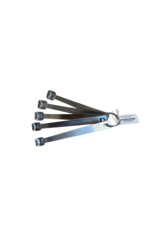 Maatlepels 5 delige set teaspoon 1/16, 1/8, 3/16, 1/4, 1/3