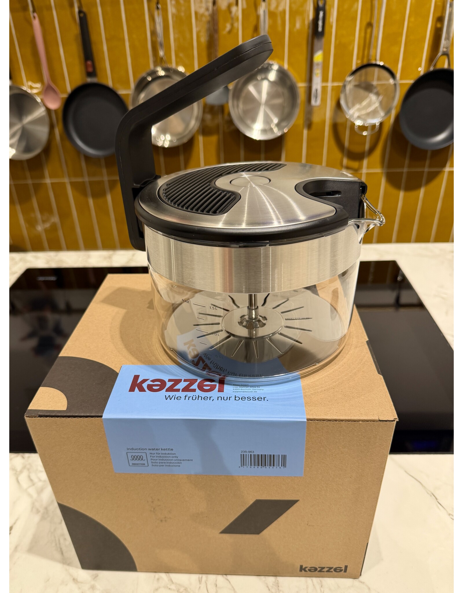 Kezzel Inductie Waterketel (1.5L)