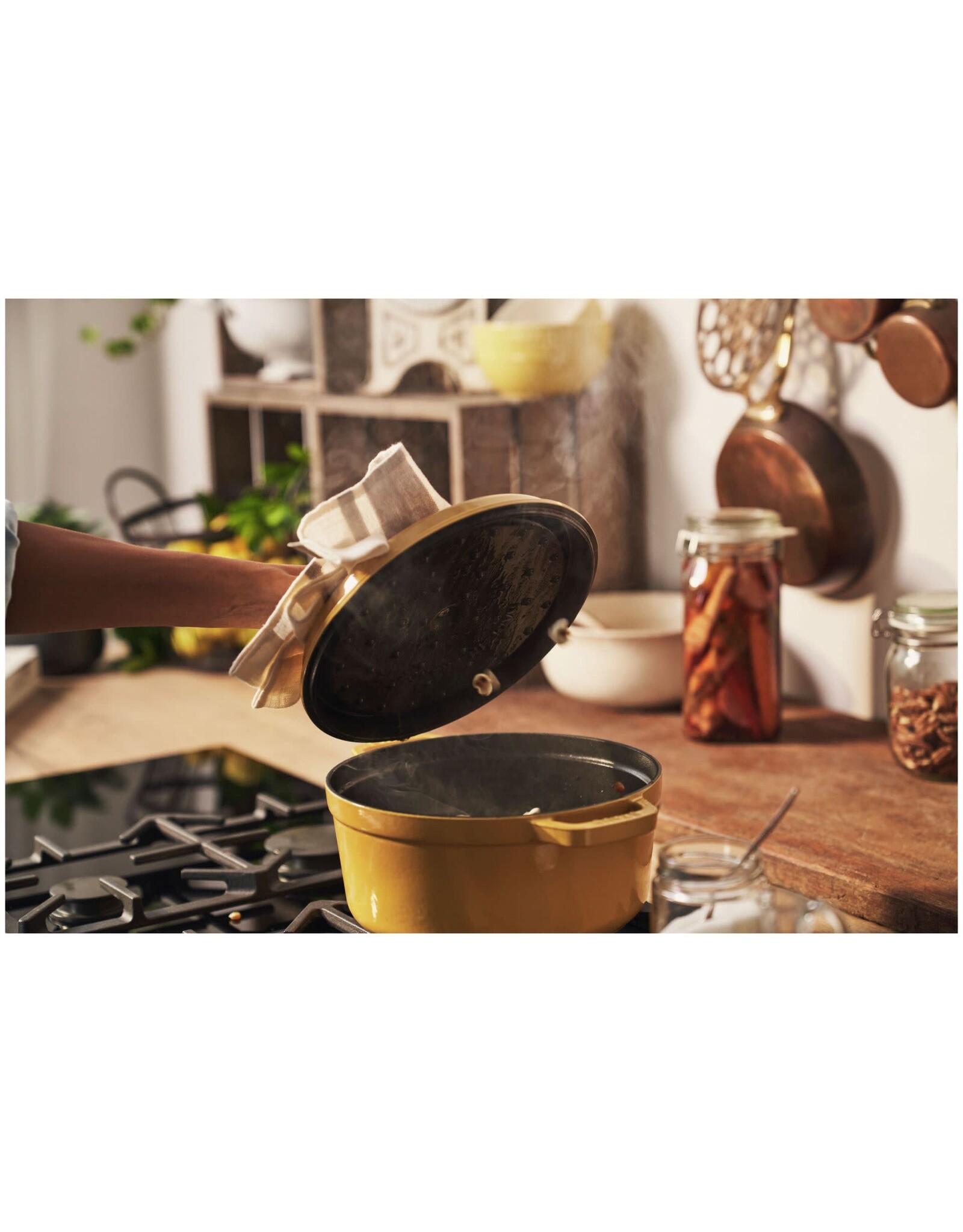 Staub Braadpan cocotte Citron - citroen geel
