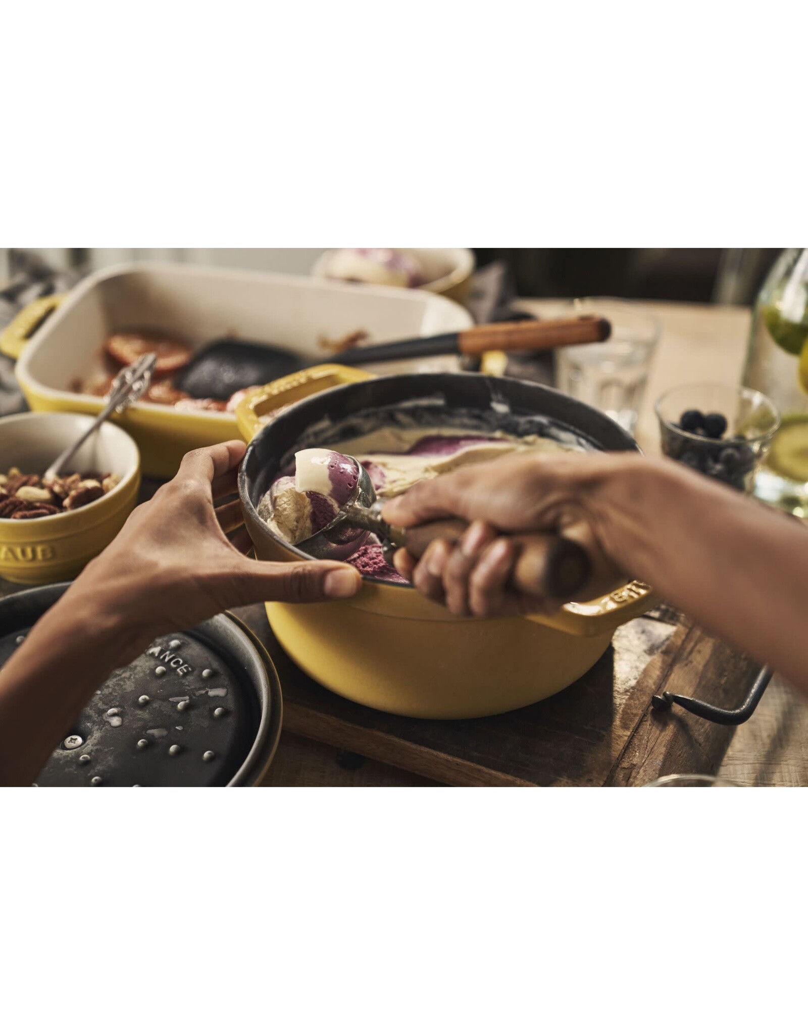 Staub Braadpan cocotte Citron - citroen geel