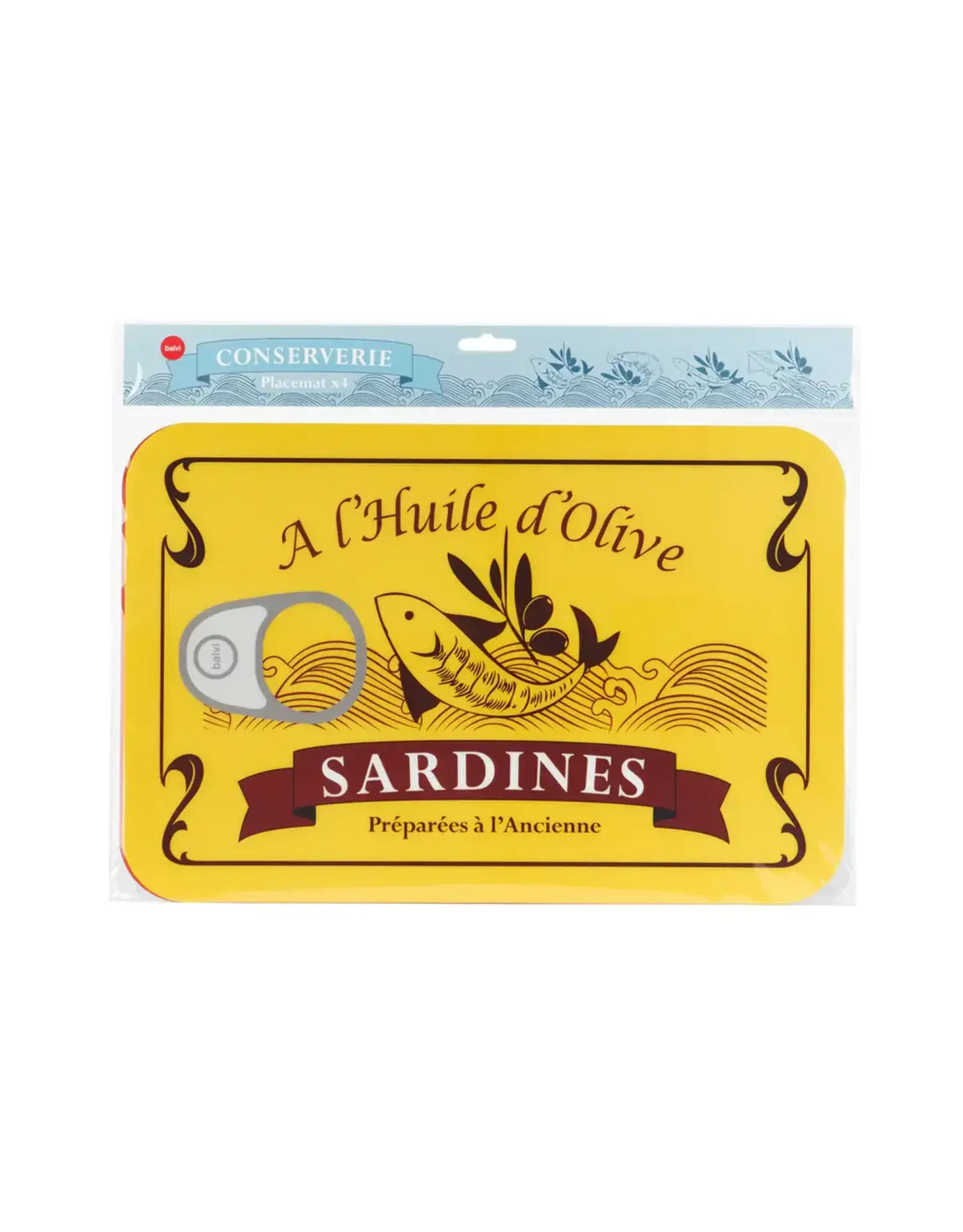 Balvi Placemat "Conserverie " 4 stuks