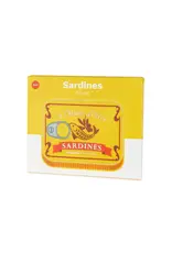 Balvi Onderzetter "Conserverie Sardines" geel