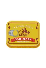 Balvi Onderzetter "Conserverie Sardines" geel