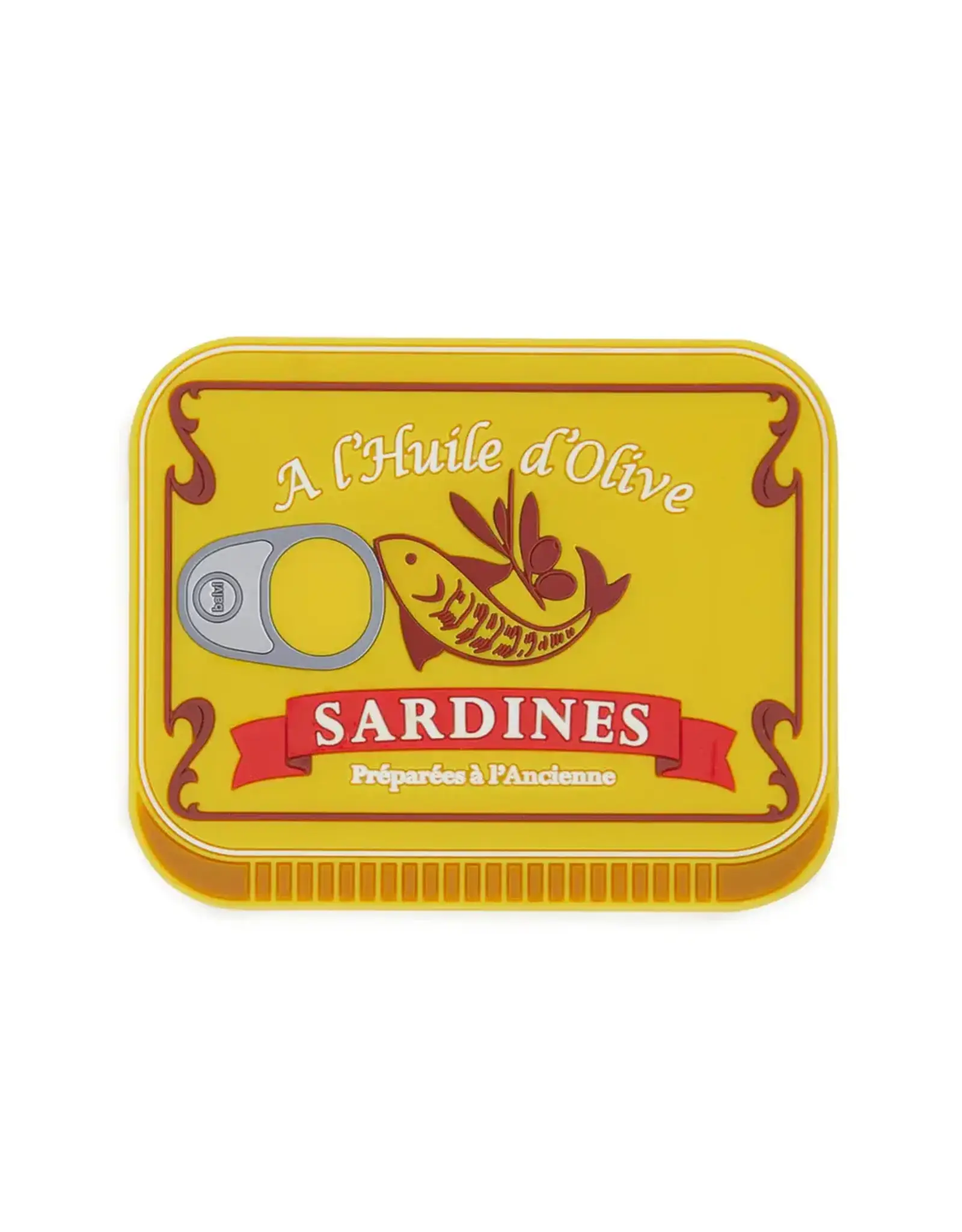 Balvi Onderzetter "Conserverie Sardines" geel