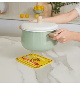 Balvi Onderzetter "Conserverie Sardines" geel