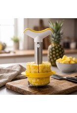 VacuVin Ananassnijder RVS (incl. partjessnijder)