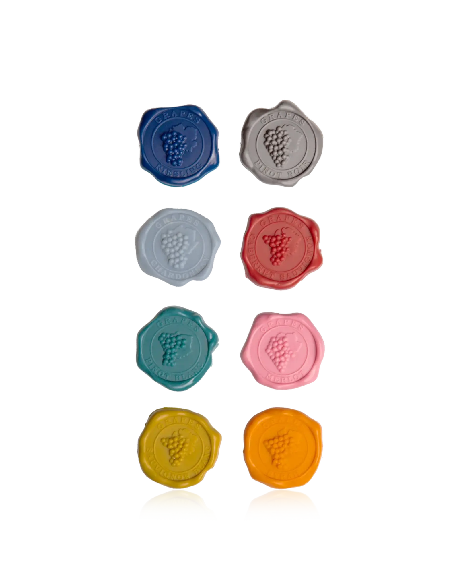 VacuVin Glass Markers Classic (8 pcs)