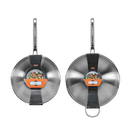 Cookai Wok 5-ply 32cm RVS met tegengreep