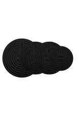 Inductiemat - Set van 4 / 18 - 24 - 24 - 28cm