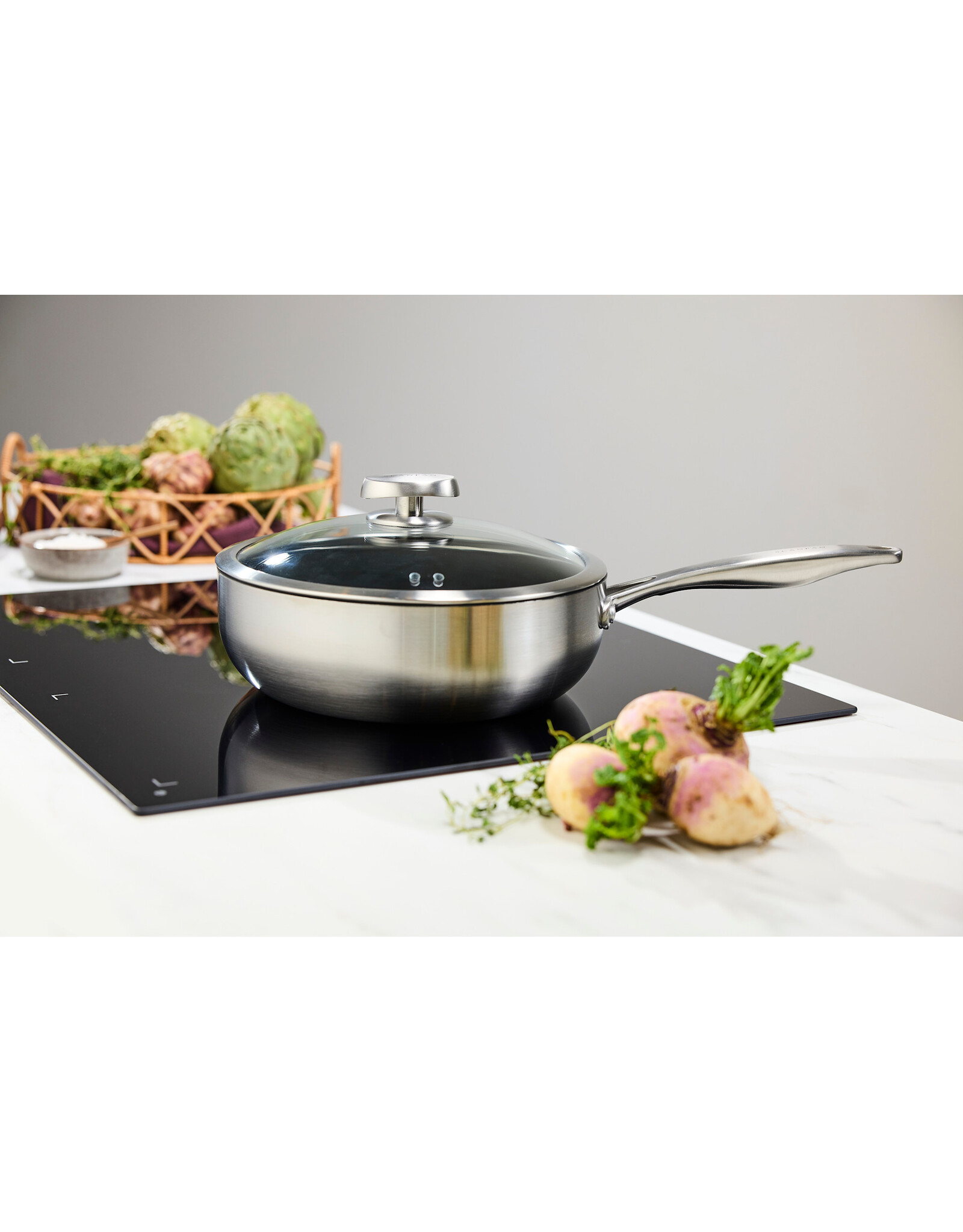 Scanpan Diepe hapjespan met deksel 3,7 l / 26 cm - Nura
