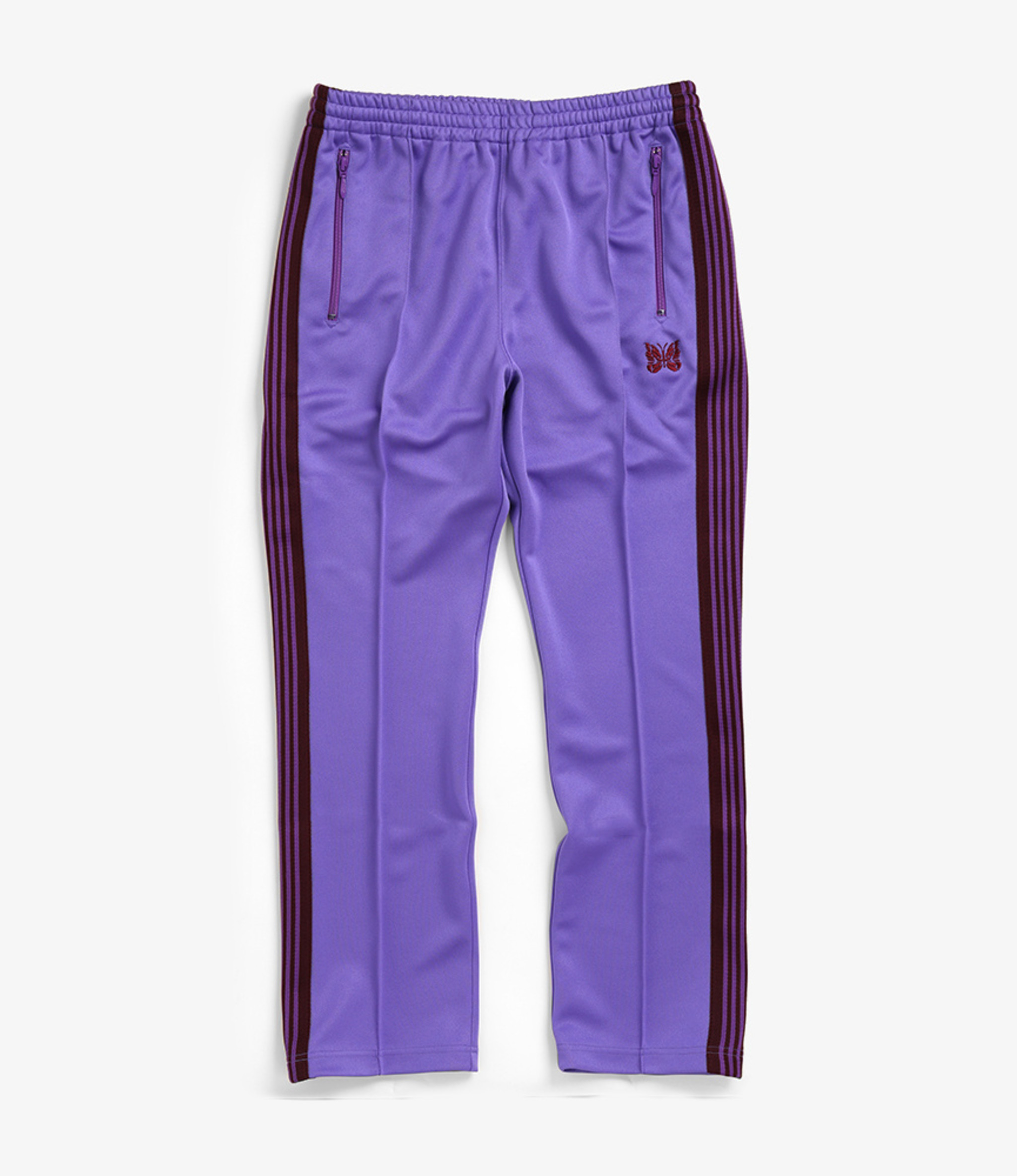 Nepenthes Special Track Pant - Poly Smooth - Ivory - Purple