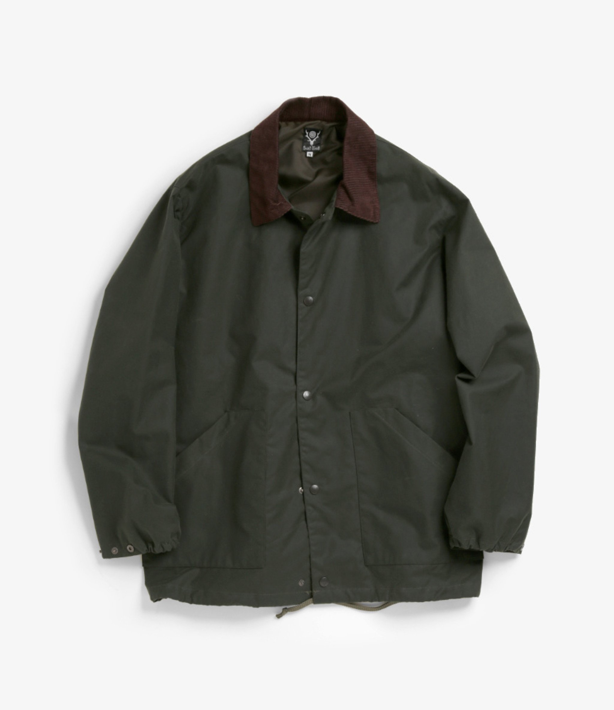 South2 West8 Waxed cotton coach jacket - ブルゾン