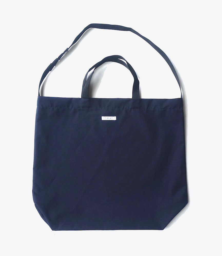 Carry All Tote Dk Navy Cotton Ripstop Nepenthes London