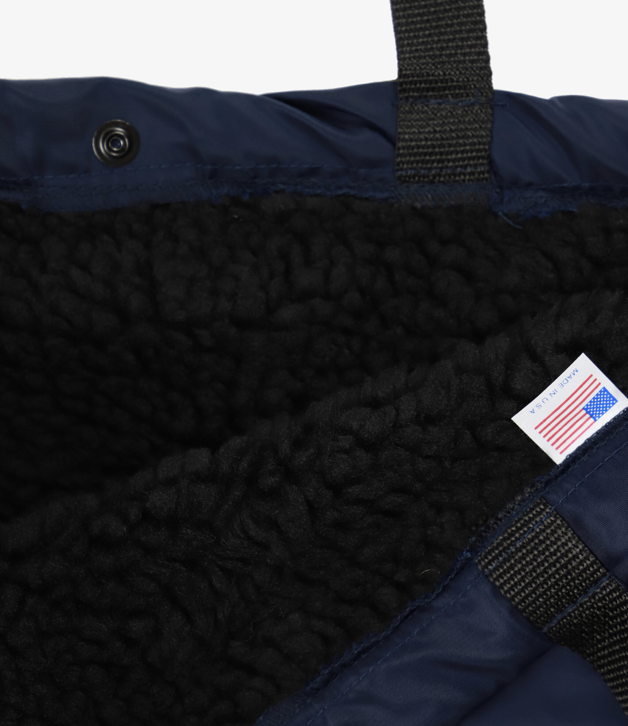 Carry All Tote Black Cotton Double Cloth Nepenthes London